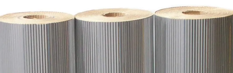 Alumínio corrugado para isolamento térmico